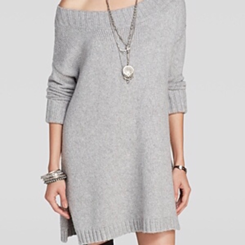 Free people sweater dress oversized sweater